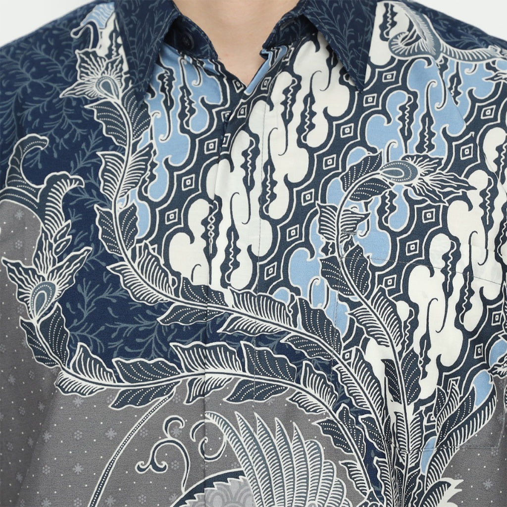 Hadinata Batik Premium Kemeja Batik Pria Lengan Pendek Superfine Jaya Jiva