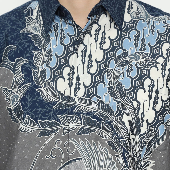 Hadinata Batik Premium Kemeja Batik Pria Lengan Pendek Superfine Jaya Jiva
