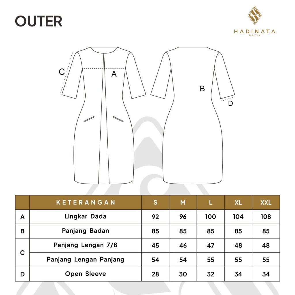 Hadinata Batik Wanita Outer Furing Farah Fajri