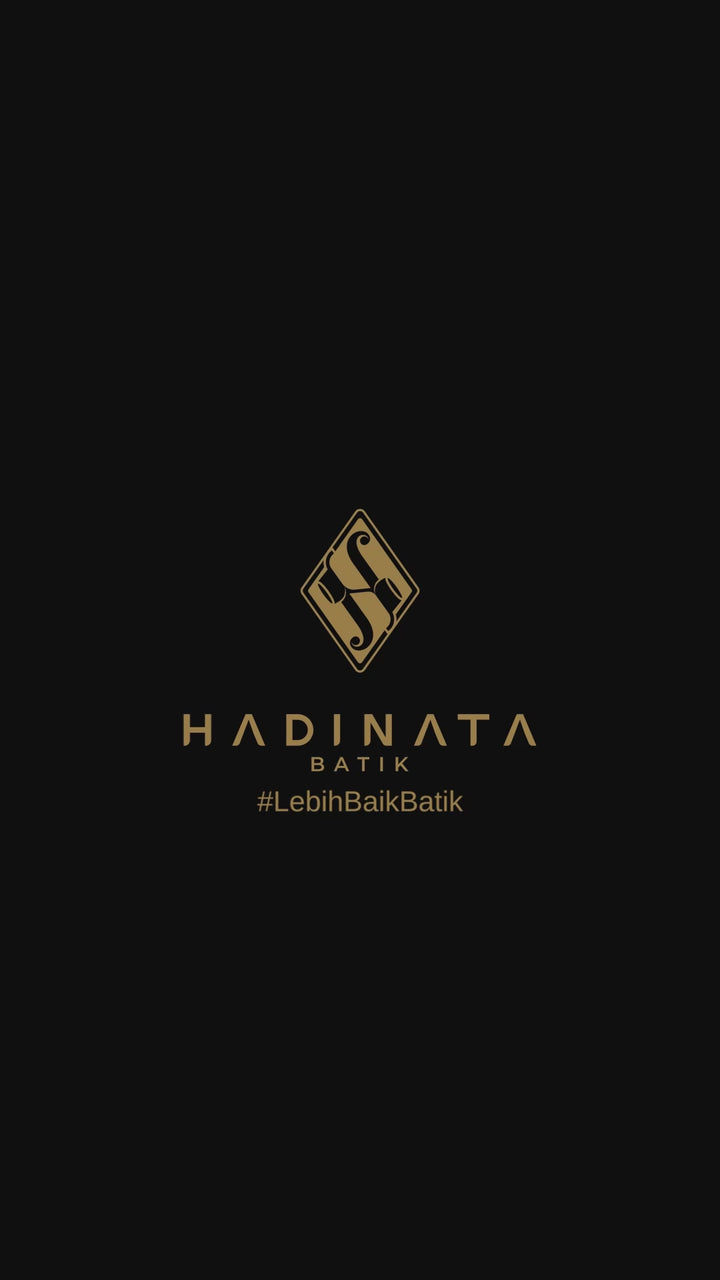 Hadinata Batik Premium Kemeja Batik Pria Lengan Pendek Furing Dobby Garudeya Cream