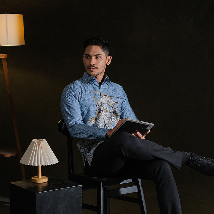 Hadinata Embroidery Batik Kemeja Panjang Bhalendra Bhiwanda