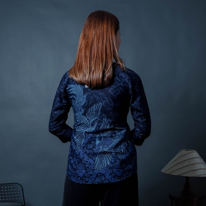 Hadinata Batik Wanita Superfine Blouse Salma Sidharta