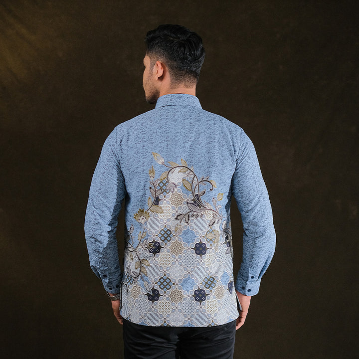 Hadinata Embroidery Batik Kemeja Panjang Bhalendra Bhiwanda