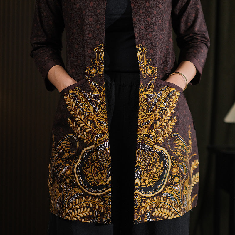 Hadinata Batik Wanita Outer Furing Farah Fajri