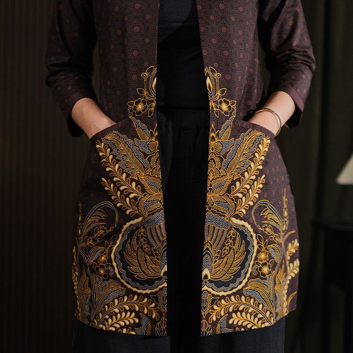 Hadinata Batik Wanita Outer Furing Farah Fajri