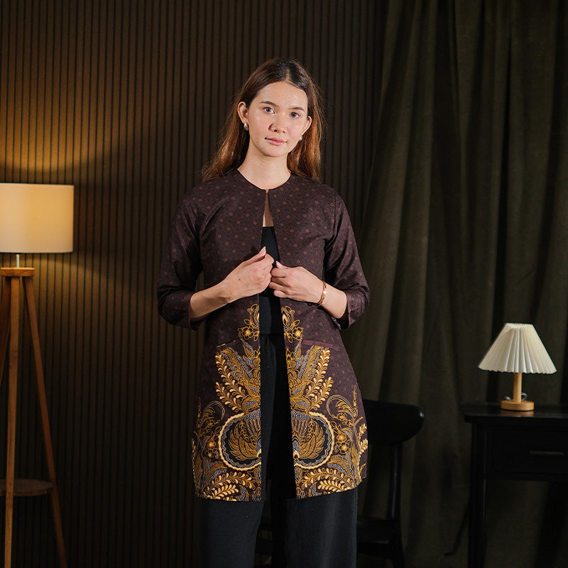 Hadinata Batik Wanita Outer Furing Farah Fajri