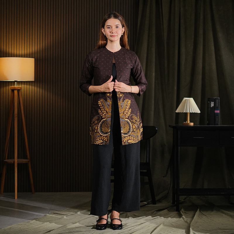Hadinata Batik Wanita Outer Furing Farah Fajri
