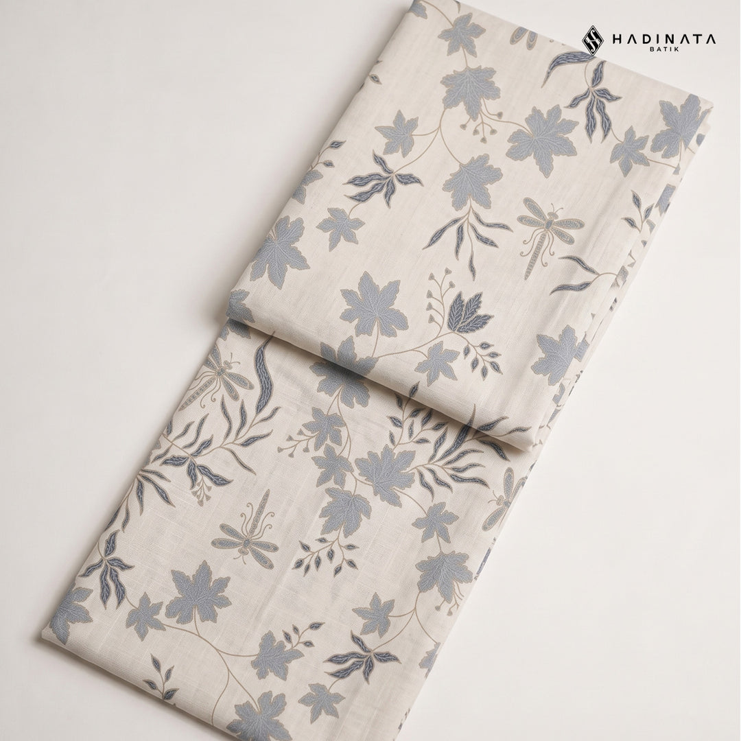 Hadinata Batik Premium Kain Katun Superfine Vidalea White