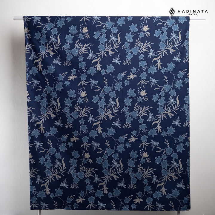 Hadinata Batik Premium Kain Katun Superfine Vidalea Navy