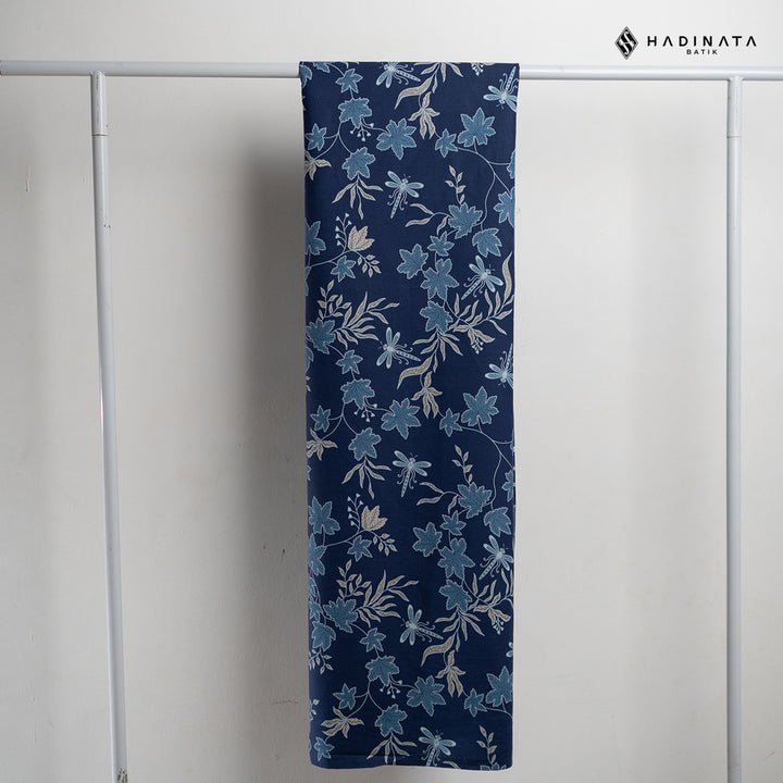 Hadinata Batik Premium Kain Katun Superfine Vidalea Navy