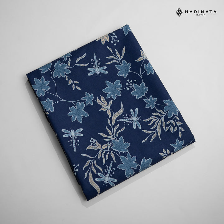 Hadinata Batik Premium Kain Katun Superfine Vidalea Navy