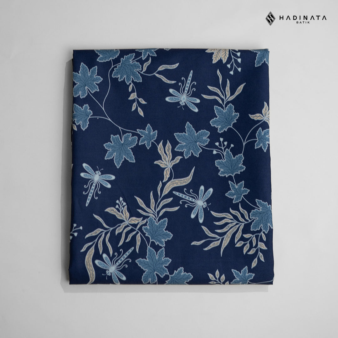 Hadinata Batik Premium Kain Katun Superfine Vidalea Navy