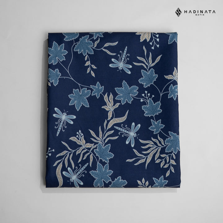 Hadinata Batik Premium Kain Katun Superfine Vidalea Navy