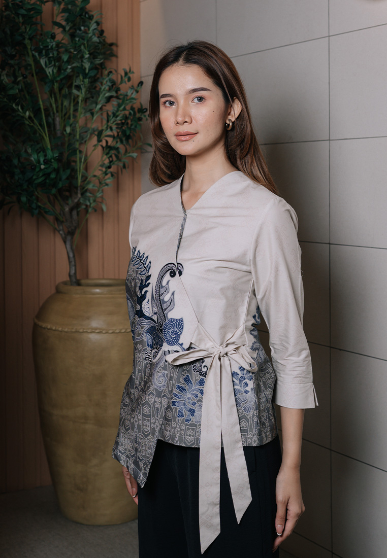 Hadinata Batik Wanita Superfine Blouse Namira Nirvana-1