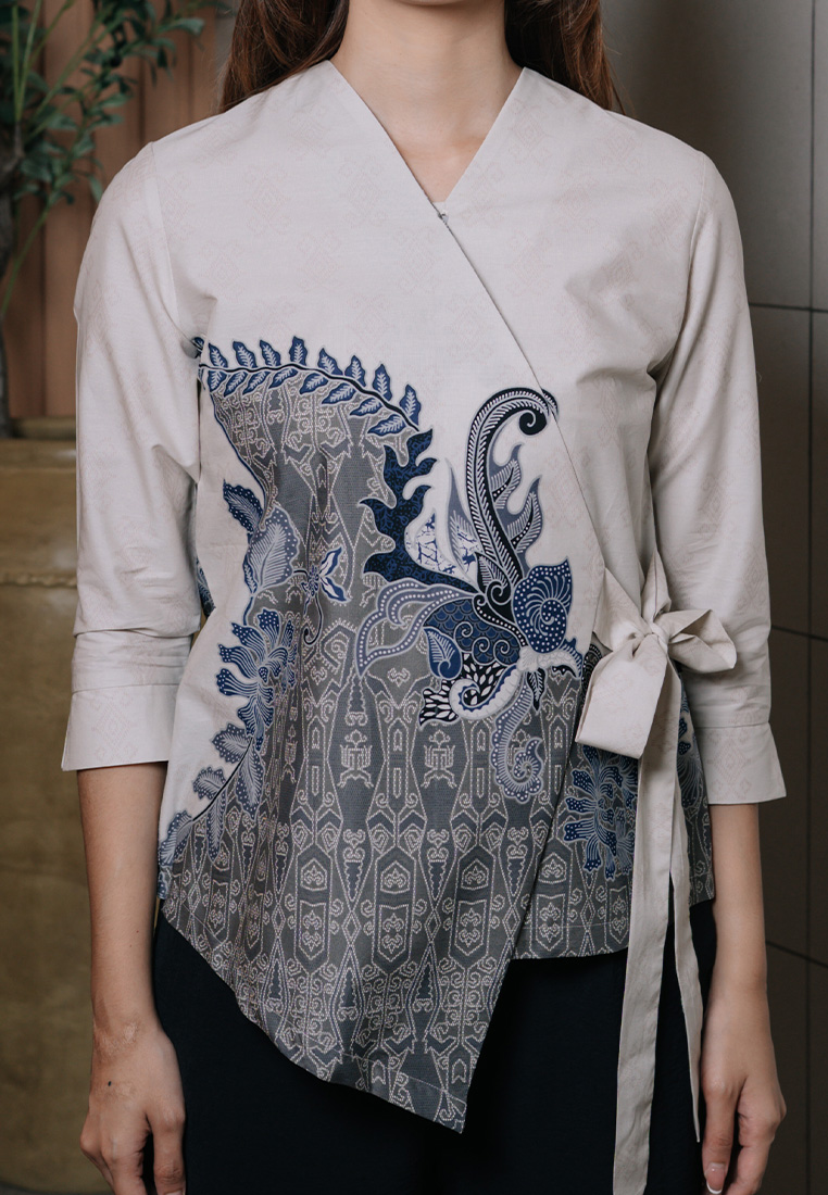 Hadinata Batik Wanita Superfine Blouse Namira Nirvana-3