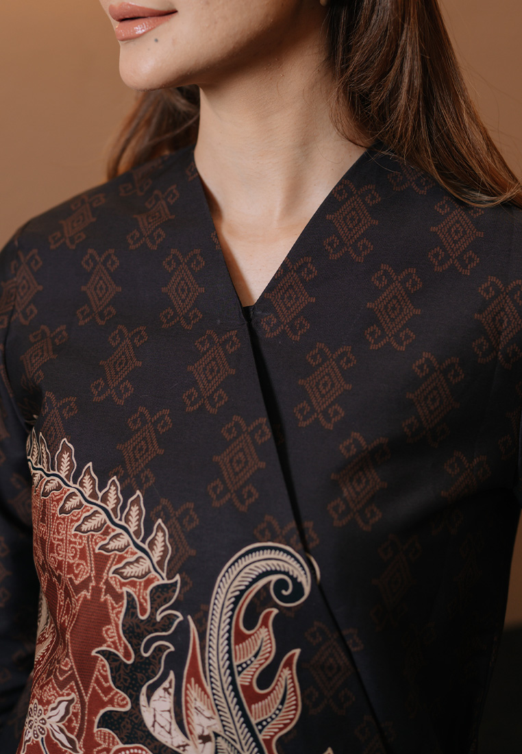 Hadinata Batik Wanita Superfine Blouse Kiyani Kivan-3